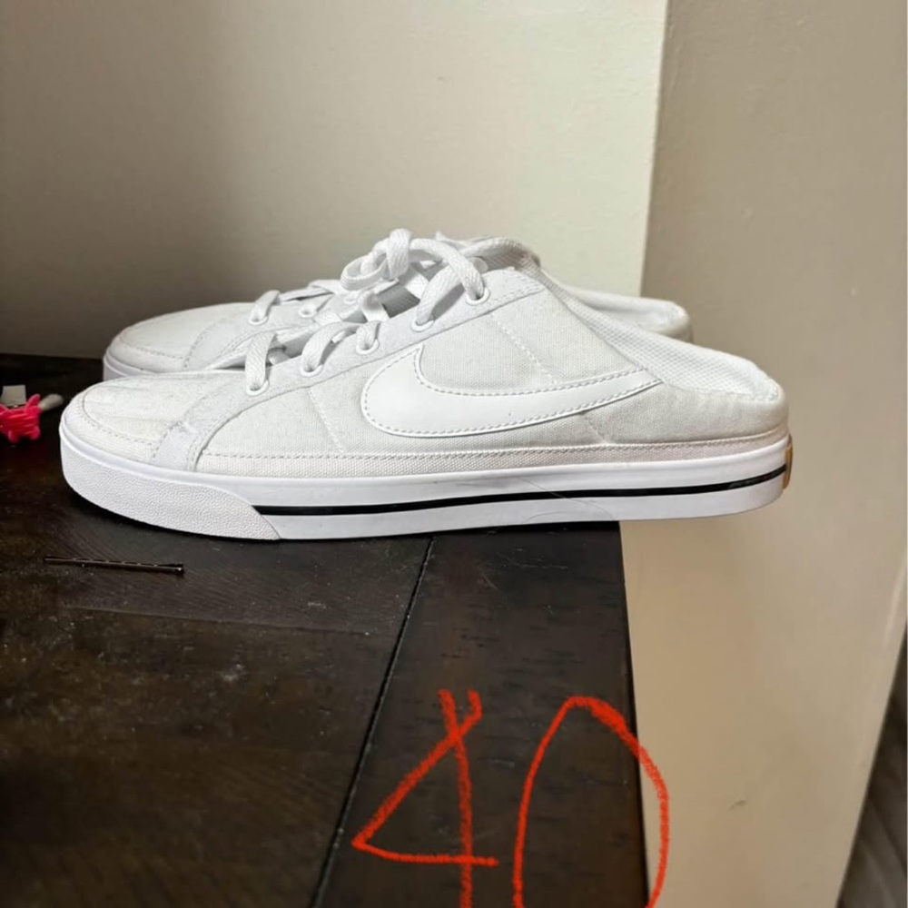 Nike White Mesh Sneakers